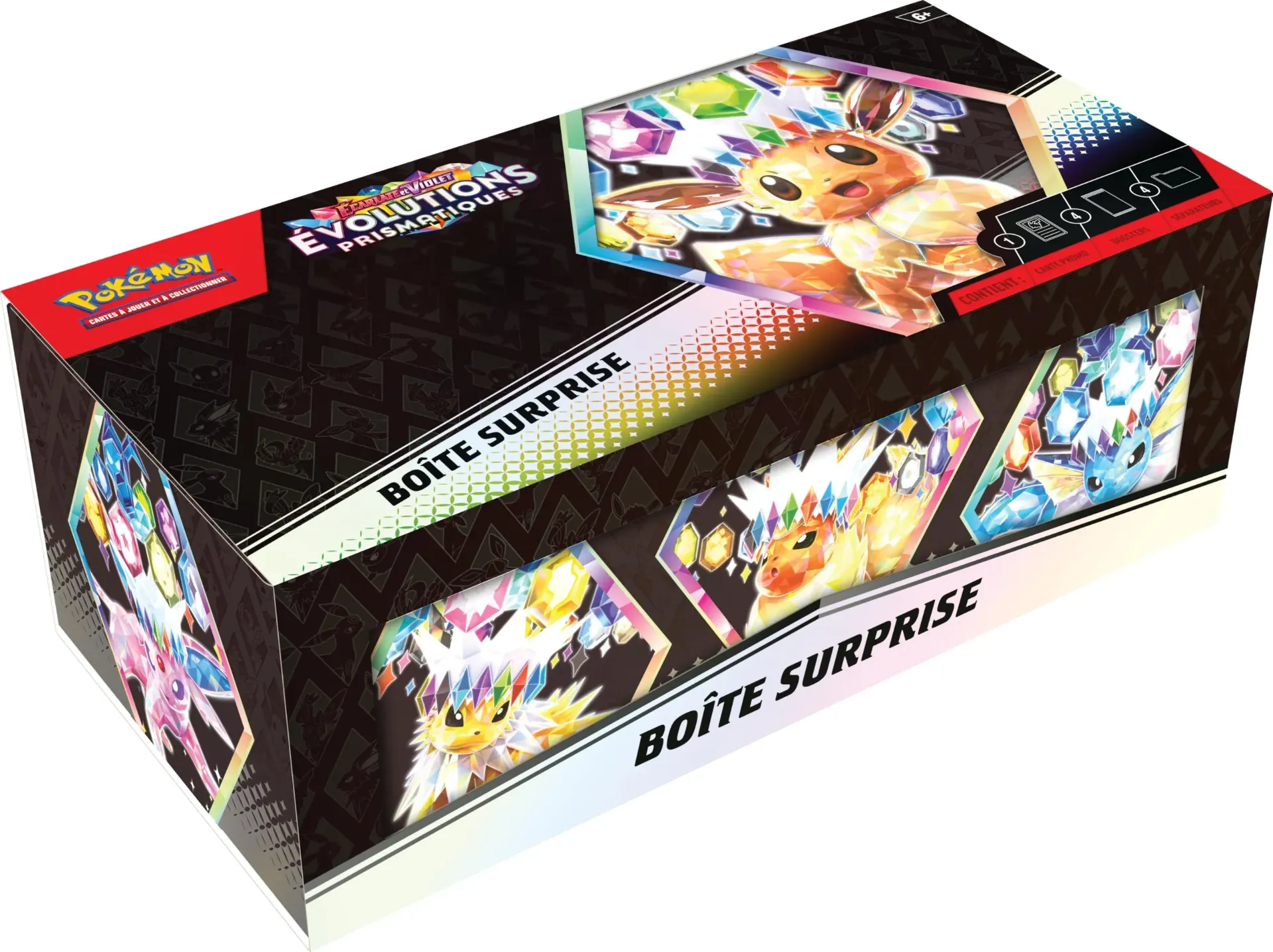 Pokémon Schockbox Überraschungsbox Scharlachrot und Violett - Prismen-Evolutionen