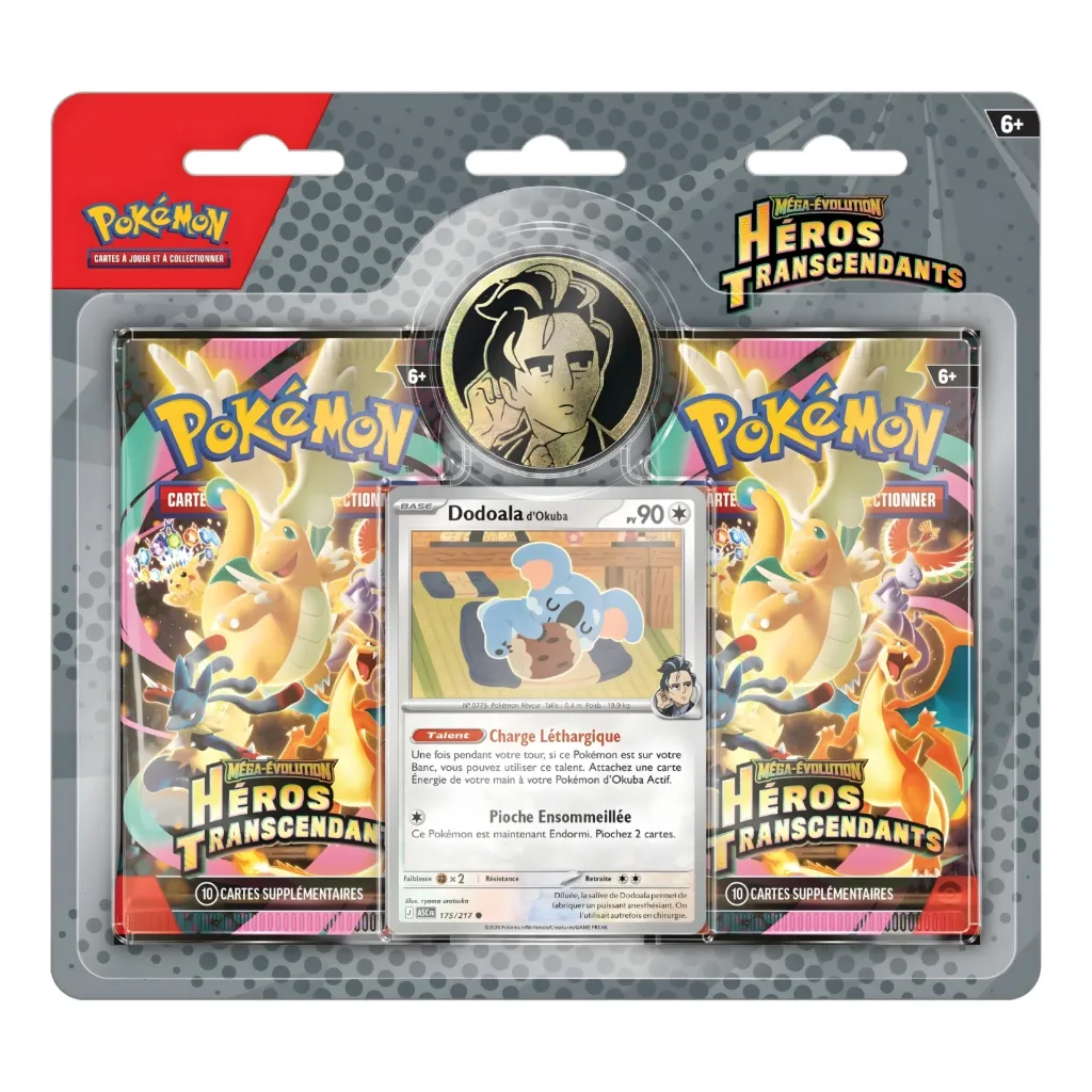 Duopack Pokémon Mega évolution : Héros transcendants Dodoala d'Okuba