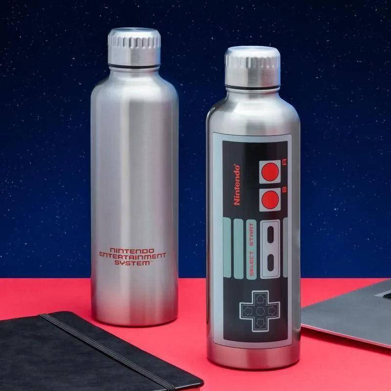 NINTENDO Paladone Metal Water Bottle 500ml