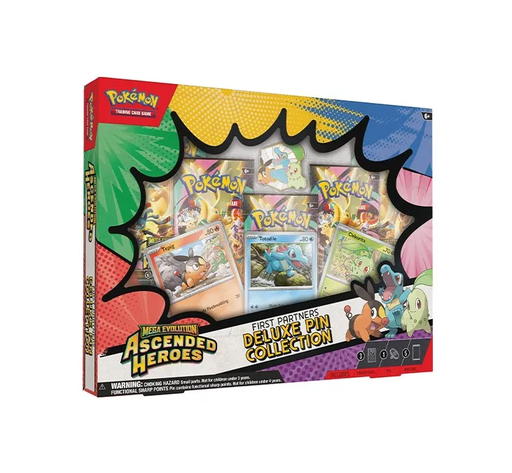 Coffret Collection avec pin’s Deluxe Pokémon Méga-Évolutions Héros Transcendants