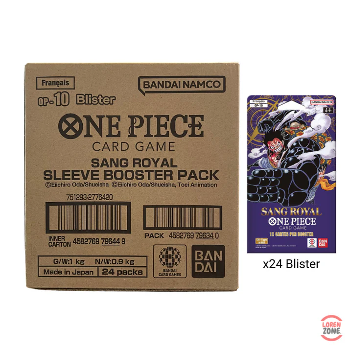 Blister One Piece Card Game OP-10 Sang Royale (Case scellée)