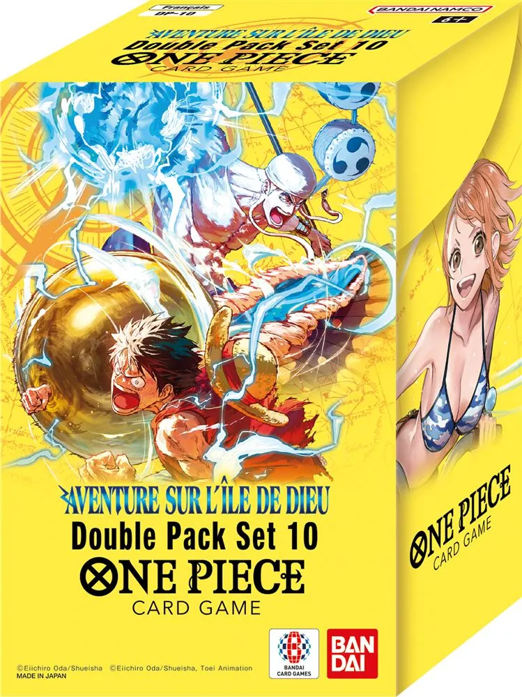Double Pack de Booster One Piece Card Game OP-15 Aventure sur l'île de Dieu