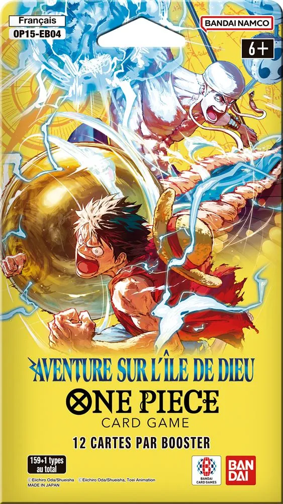 Blister One Piece Card Game OP-15 Aventure sur l'Île de Dieu (Case scellée)