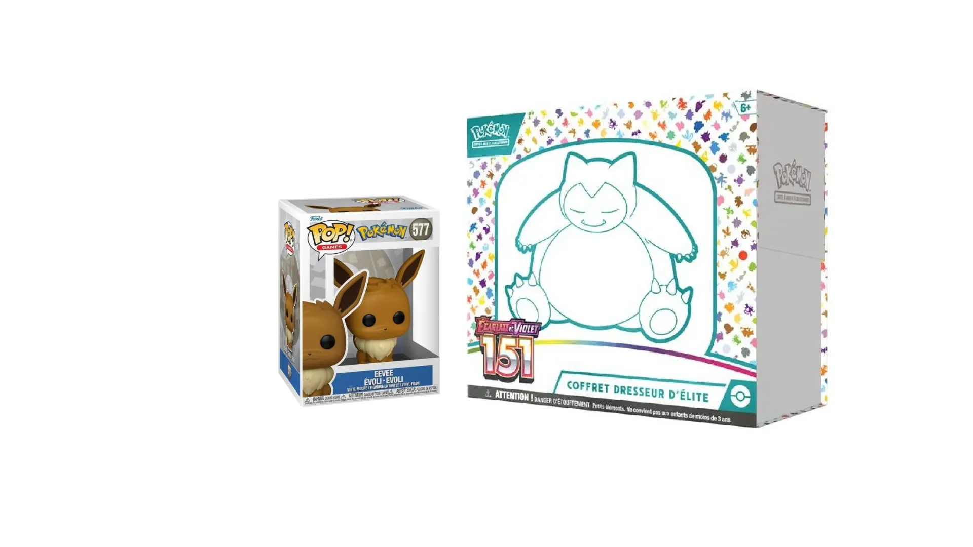 Pack : ETB Pokémon Ecarlate et Violet 151 + 3x Funko Pop !