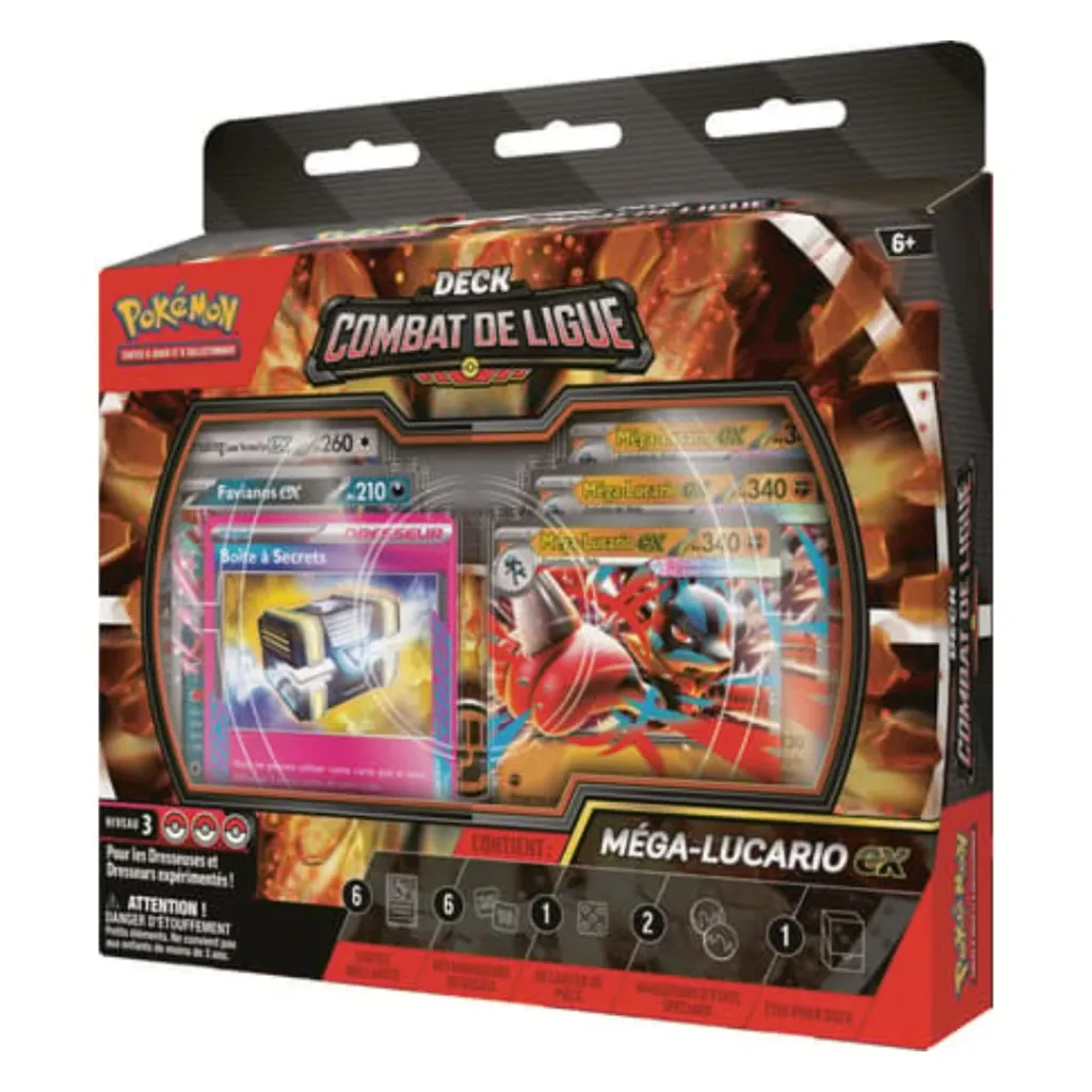 Deck Pokémon Combat de Ligue Méga-Lucario-ex