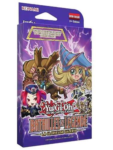 Yu-Gi-Oh! Pack de 3 Boosters Batailles de Légende : La Glorieuse Galerie