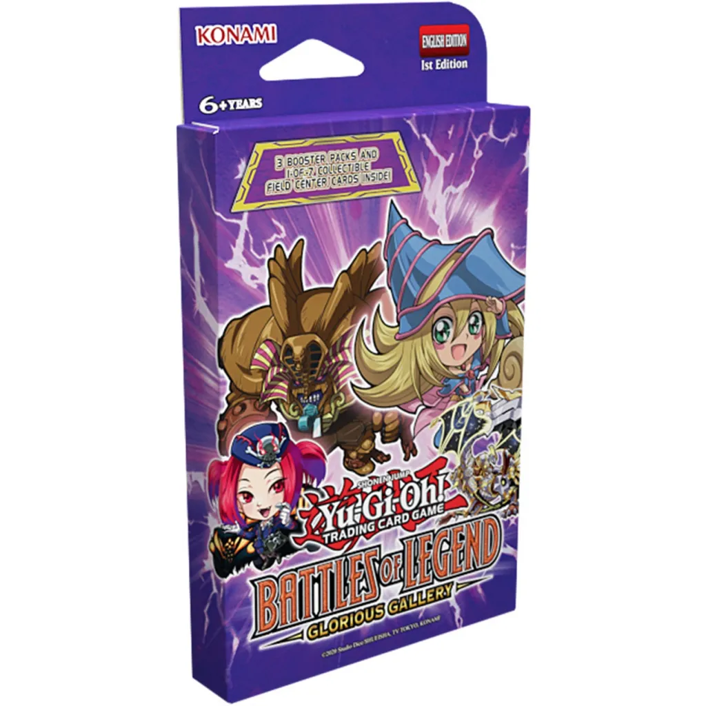 Yu-Gi-Oh! Pack of 3 Boosters Battles of Legend : Glorious Gallery