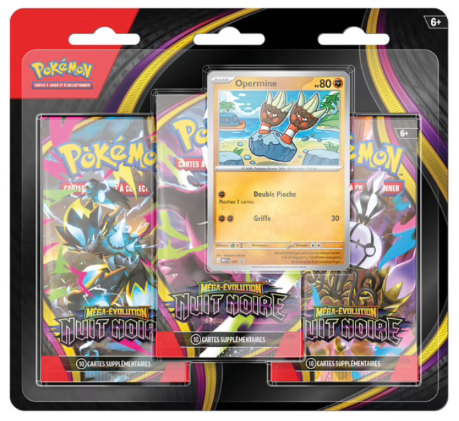Tripack - Pokémon Méga-Évolution - Nuit noire
