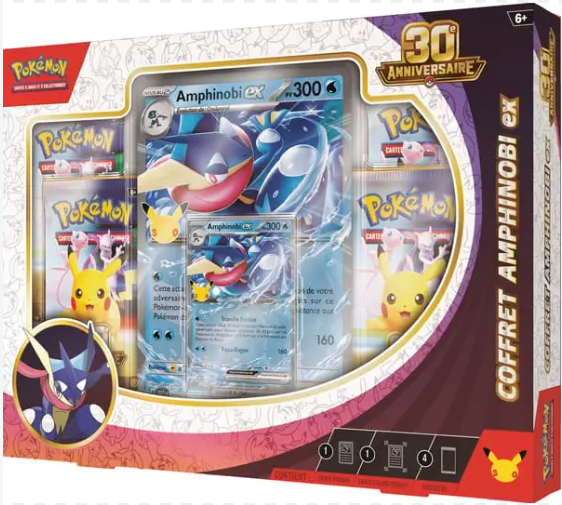 Coffret Collection Pokémon 30 ans Amphinobi-ex + Deck ULTRA pro