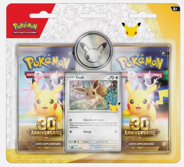 Duo pack Pokémon collection 30 ans