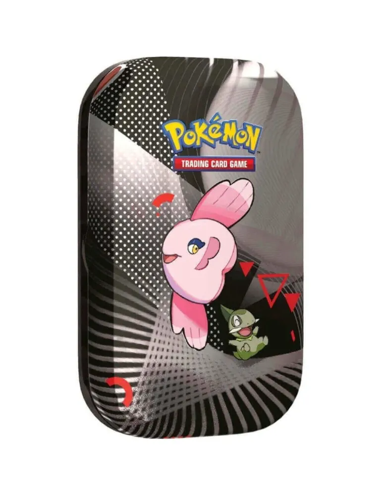 Mini Tin Pokémon Écarlate et violet : Foudre Noire & Flamme Blanche : Mamanbo & Coupenotte