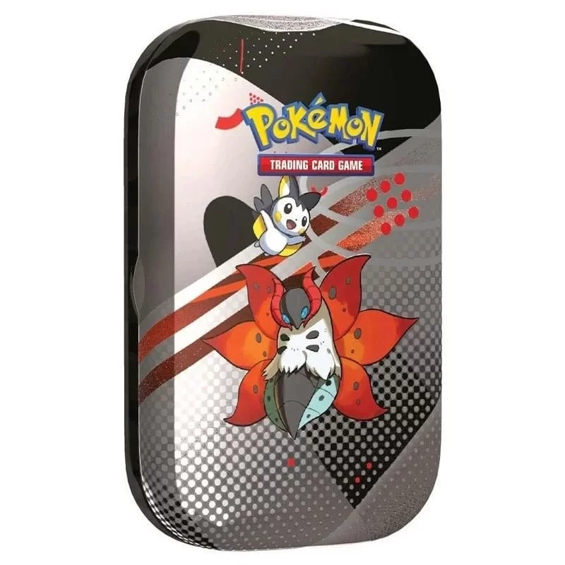 Mini Tin Pokémon Écarlate et violet : Foudre Noire & Flamme Blanche : Pyrax & Emolga
