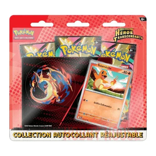 Tripack Pokémon Mega évolution : Héros transcendants Salamèche